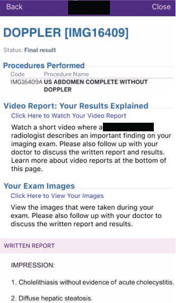 Video Radiology Reports May Improve Communication with Patients