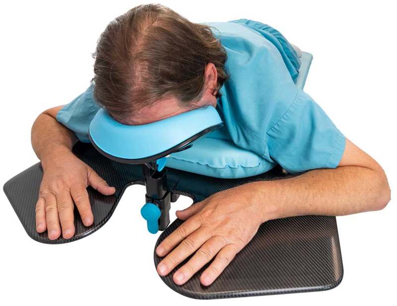 Device Supports Prone Positioning During Interventions