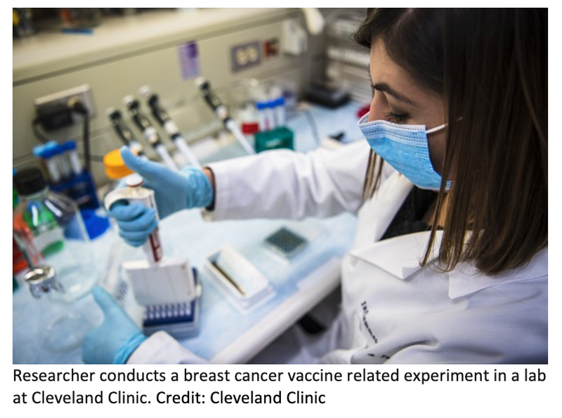 Positive Data for Phase 1 Study of Breast Cancer Vaccine Reported