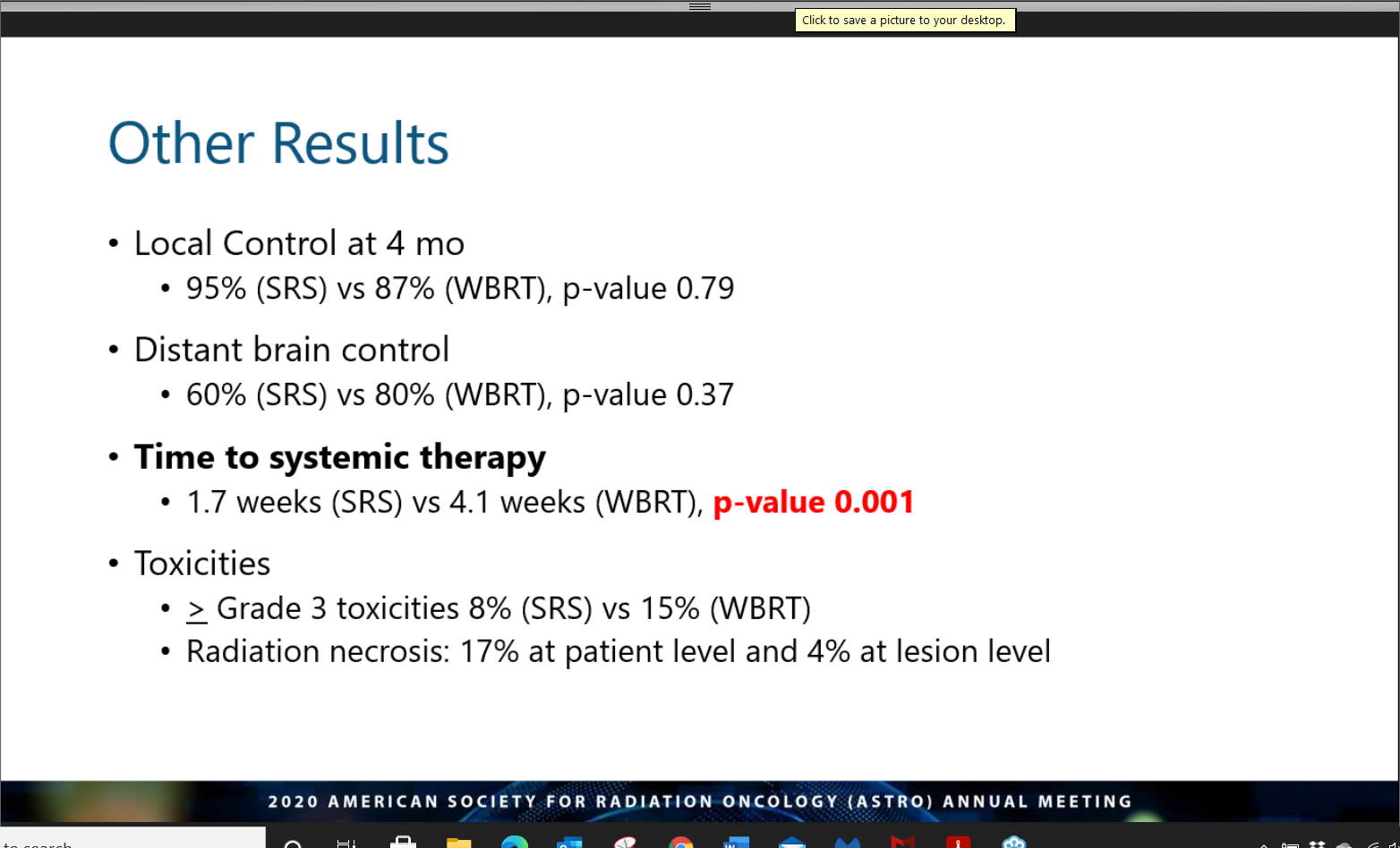 ASTRO 20: SRS Lowers Cognitive Decline Without Compromising Survival for Patients With 4+ Brain Metastases