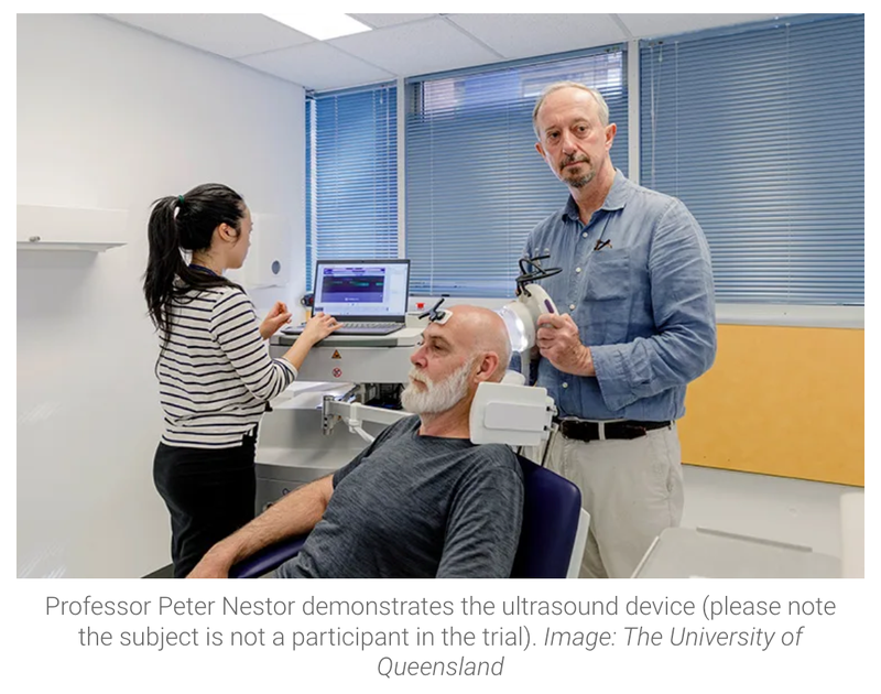 Safety Trial for Ultrasonic Treatment of Alzheimer’s Disease Begins at The University of Queensland